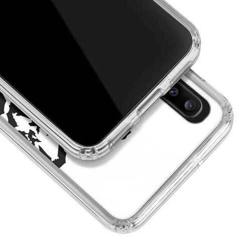 DC Comics Batman Holding batarang Art Galaxy A20 Clear Case