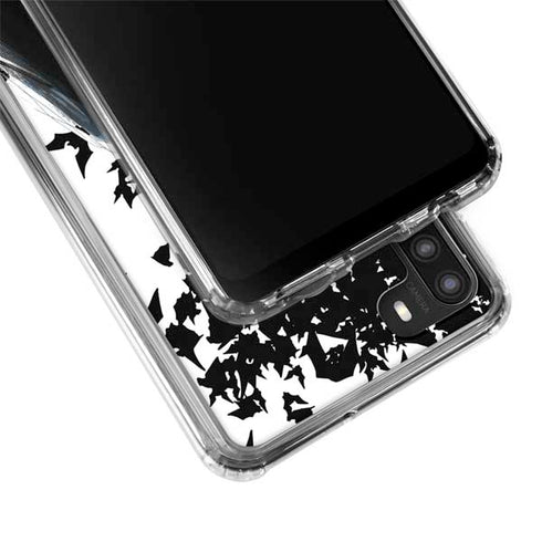 DC Comics Batman Holding batarang Art Galaxy A21 Clear Case