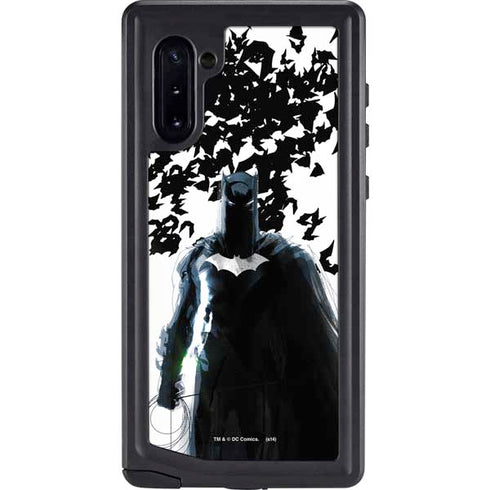 DC Comics Batman Holding batarang Art Galaxy Note 10 Waterproof Case