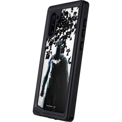 DC Comics Batman Holding batarang Art Galaxy Note 10 Waterproof Case