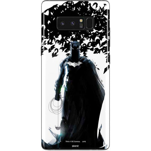 DC Comics Batman Holding batarang Art Galaxy Note 8 Skin