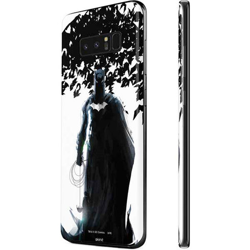 DC Comics Batman Holding batarang Art Galaxy Note 8 Skin