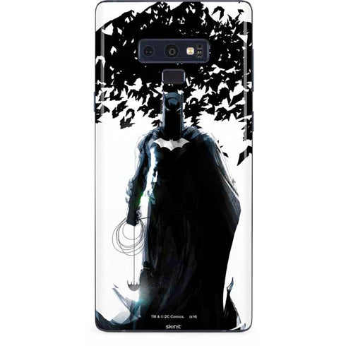 DC Comics Batman Holding batarang Art Galaxy Note 9 Skin