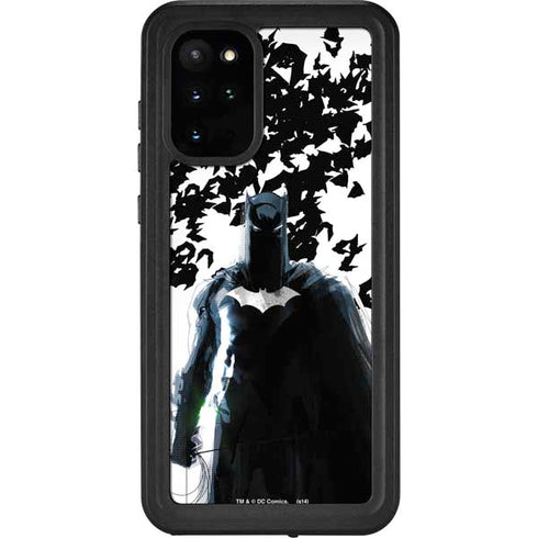 DC Comics Batman Holding batarang Art Galaxy S20 Plus Waterproof Case