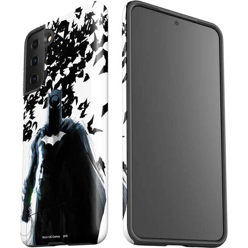 DC Comics Batman Holding batarang Art Galaxy S21 FE Pro Case