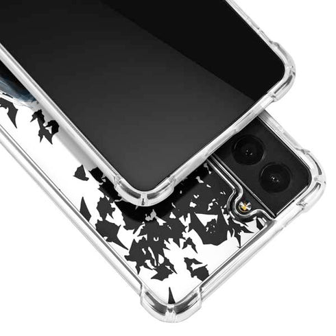 DC Comics Batman Holding batarang Art Galaxy S21 Plus 5G Clear Case