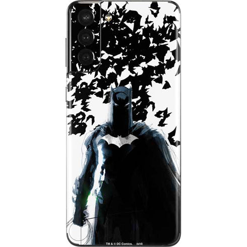 DC Comics Batman Holding batarang Art Galaxy S21 Plus 5G Skin