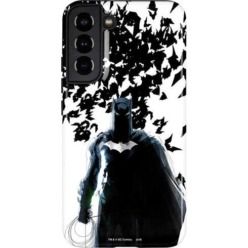 DC Comics Batman Holding batarang Art Galaxy S22 Plus Pro Case