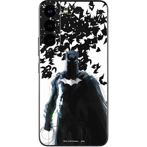 DC Comics Batman Holding batarang Art Galaxy S22 Skin