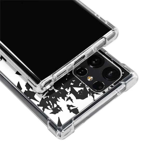 DC Comics Batman Holding batarang Art Galaxy S22 Ultra Clear Case