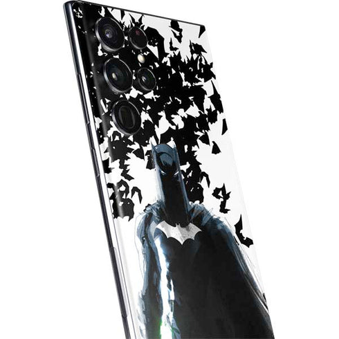 DC Comics Batman Holding batarang Art Galaxy S22 Ultra Skin