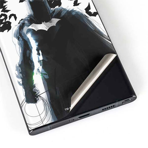 DC Comics Batman Holding batarang Art Galaxy S22 Ultra Skin