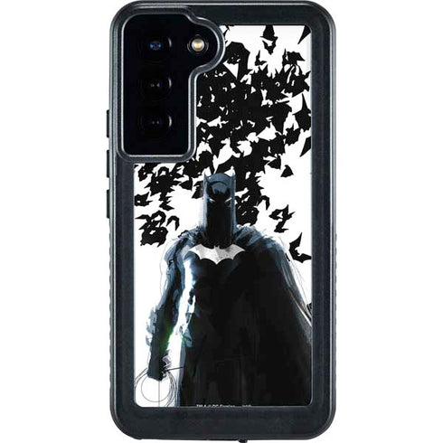 DC Comics Batman Holding batarang Art Galaxy S23 Plus Waterproof Case