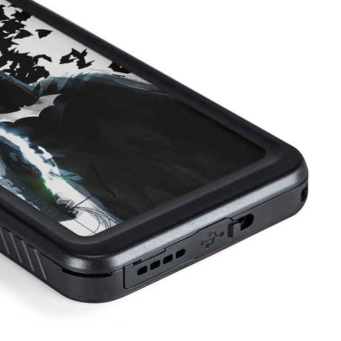 DC Comics Batman Holding batarang Art Galaxy S23 Plus Waterproof Case