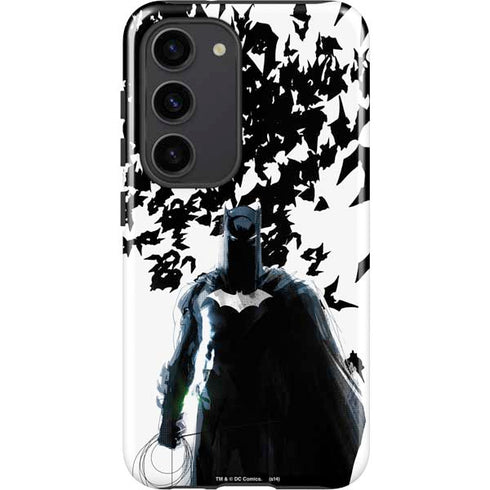 DC Comics Batman Holding batarang Art Galaxy S23 Pro Case