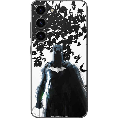 DC Comics Batman Holding batarang Art Galaxy S23 Skin