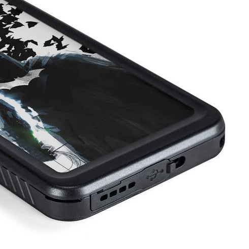 DC Comics Batman Holding batarang Art Galaxy S23 Waterproof Case