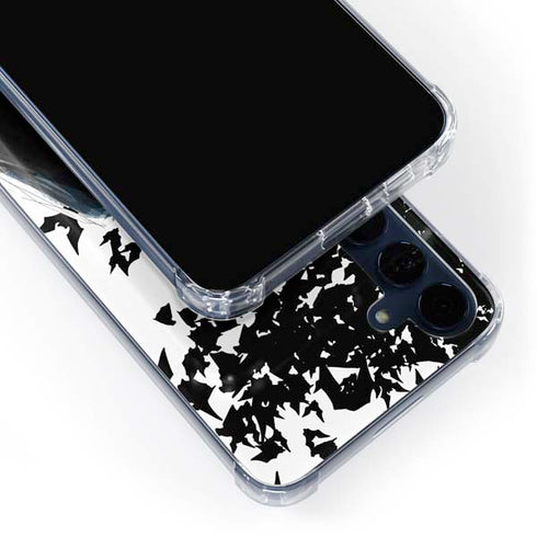 DC Comics Batman Holding batarang Art Galaxy S24 Clear Case