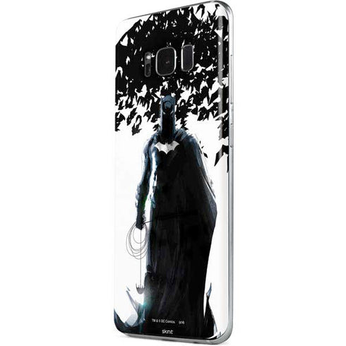 DC Comics Batman Holding batarang Art Galaxy S8 Skin
