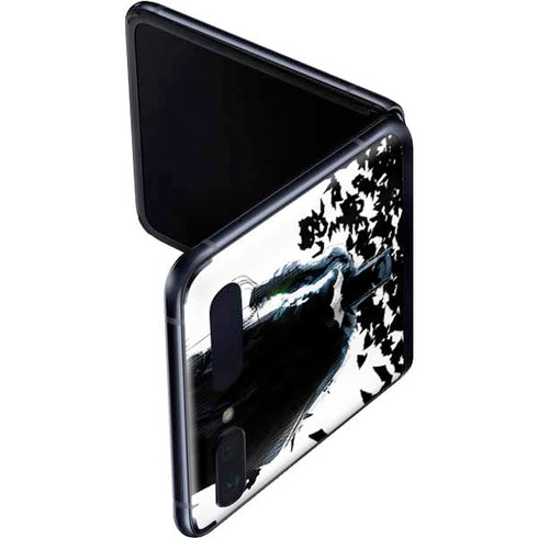 DC Comics Batman Holding batarang Art Galaxy Z Flip Skin