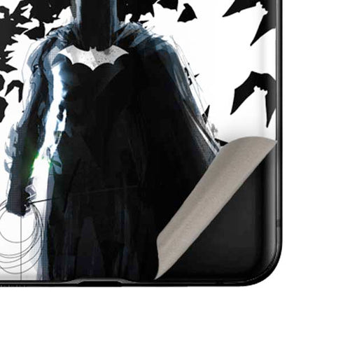 DC Comics Batman Holding batarang Art Galaxy Z Flip Skin