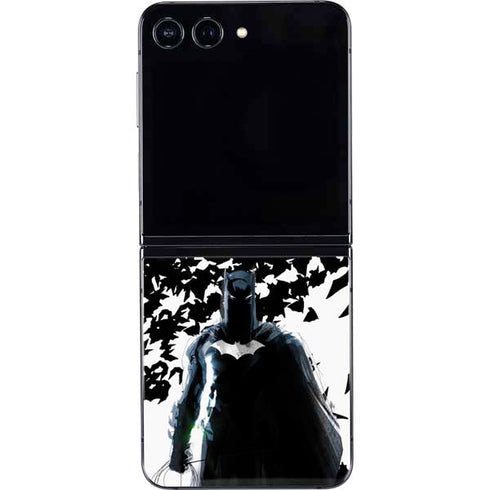 DC Comics Batman Holding batarang Art Galaxy Z Flip5 5G Skin