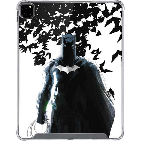 DC Comics Batman Holding batarang Art iPad Pro 12.9in (2020) Clear Case