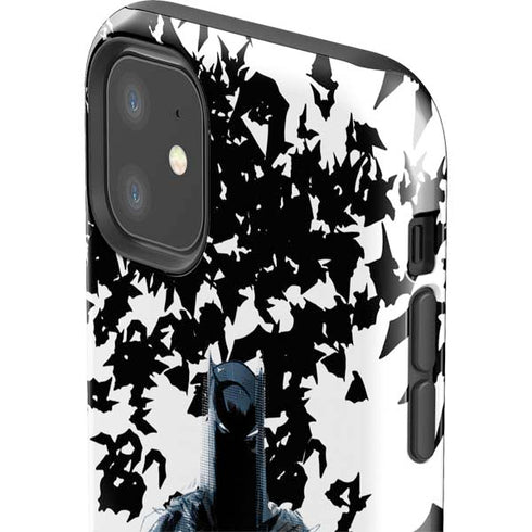 DC Comics Batman Holding batarang Art iPhone 11 Impact Case