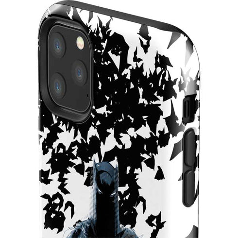 DC Comics Batman Holding batarang Art iPhone 11 Pro Max Impact Case
