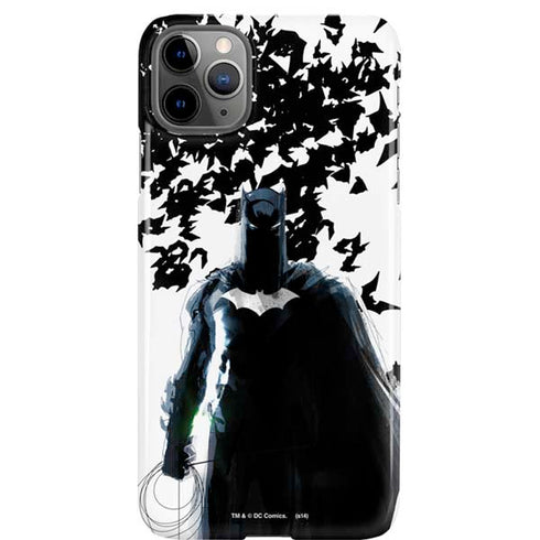 DC Comics Batman Holding batarang Art iPhone 11 Pro Max Lite Case