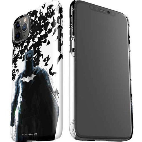 DC Comics Batman Holding batarang Art iPhone 11 Pro Max Lite Case