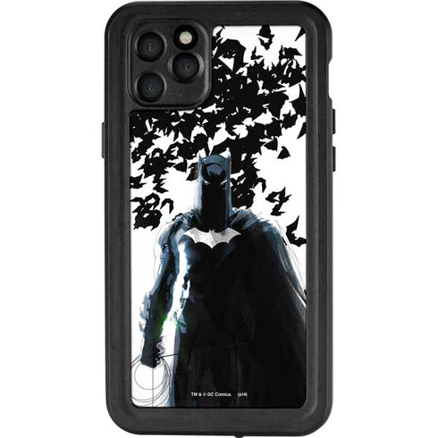 DC Comics Batman Holding batarang Art iPhone 11 Pro Max Waterproof Case