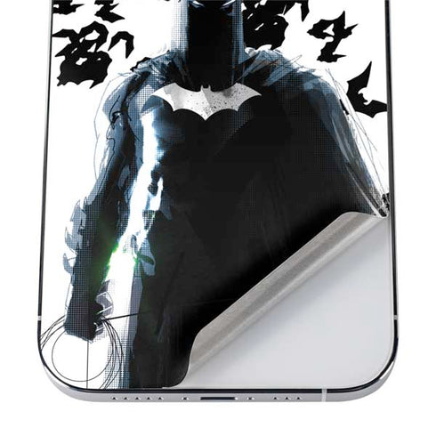 DC Comics Batman Holding batarang Art iPhone 12 Pro Max Skin