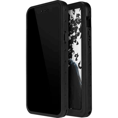 DC Comics Batman Holding batarang Art iPhone 14 Pro Max Waterproof Case