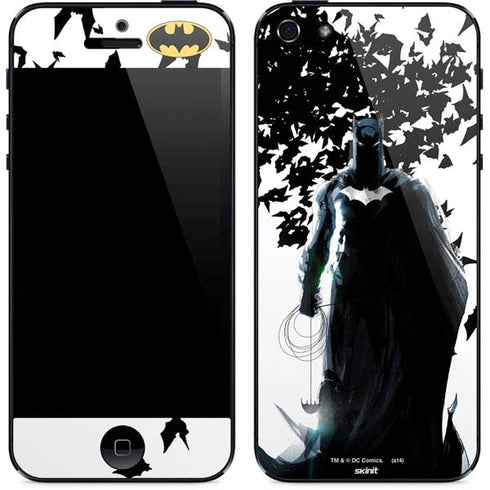 DC Comics Batman Holding batarang Art iPhone 5/5s/5SE Skin