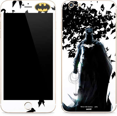 DC Comics Batman Holding batarang Art iPhone 6/6s Plus Skin
