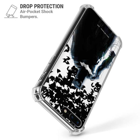DC Comics Batman Holding batarang Art iPhone 7/8 Plus Clear Case