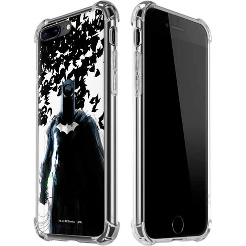 DC Comics Batman Holding batarang Art iPhone 7/8 Plus Clear Case