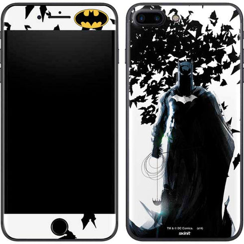 DC Comics Batman Holding batarang Art iPhone 8 Plus Skin