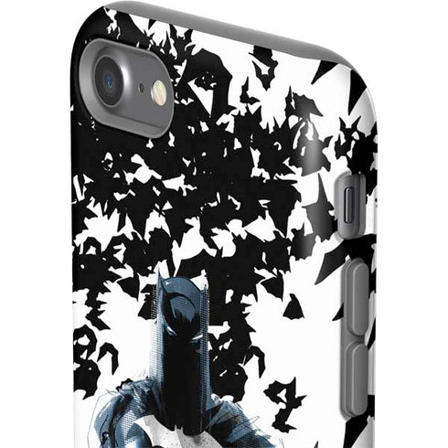 DC Comics Batman Holding batarang Art iPhone SE (2nd & 3rd Gen) Pro Case