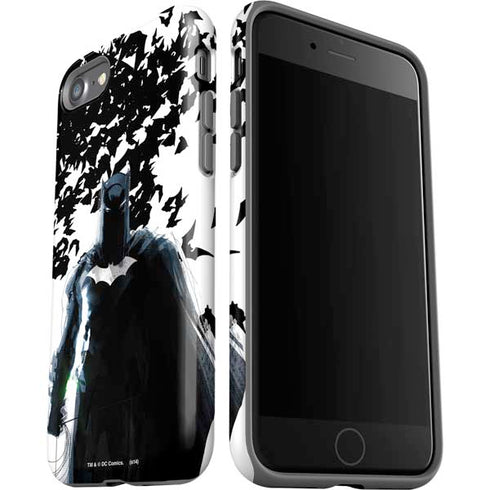 DC Comics Batman Holding batarang Art iPhone SE (2nd & 3rd Gen) Pro Case