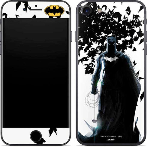 DC Comics Batman Holding batarang Art iPhone SE (2nd & 3rd Gen) Skin