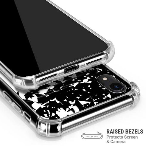 DC Comics Batman Holding batarang Art iPhone XR Clear Case