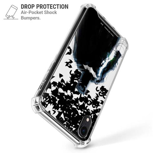 DC Comics Batman Holding batarang Art iPhone XR Clear Case