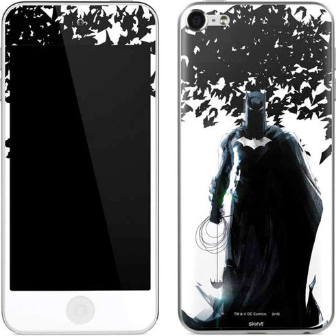 DC Comics Batman Holding batarang Art Apple iPod Skin