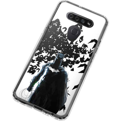 DC Comics Batman Holding batarang Art LG K51/Q51 Clear Case