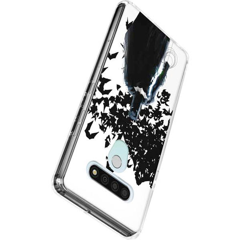 DC Comics Batman Holding batarang Art LG Stylo 6 Clear Case