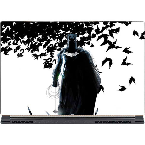 DC Comics Batman Holding batarang Art MSI GS65 Stealth Laptop Skin