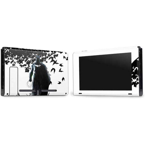 DC Comics Batman Holding batarang Art Nintendo Switch Bundle Skin