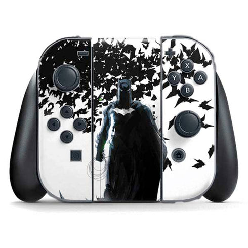 DC Comics Batman Holding batarang Art Nintendo Switch (2017-2021) Joy-Con Controller Skin